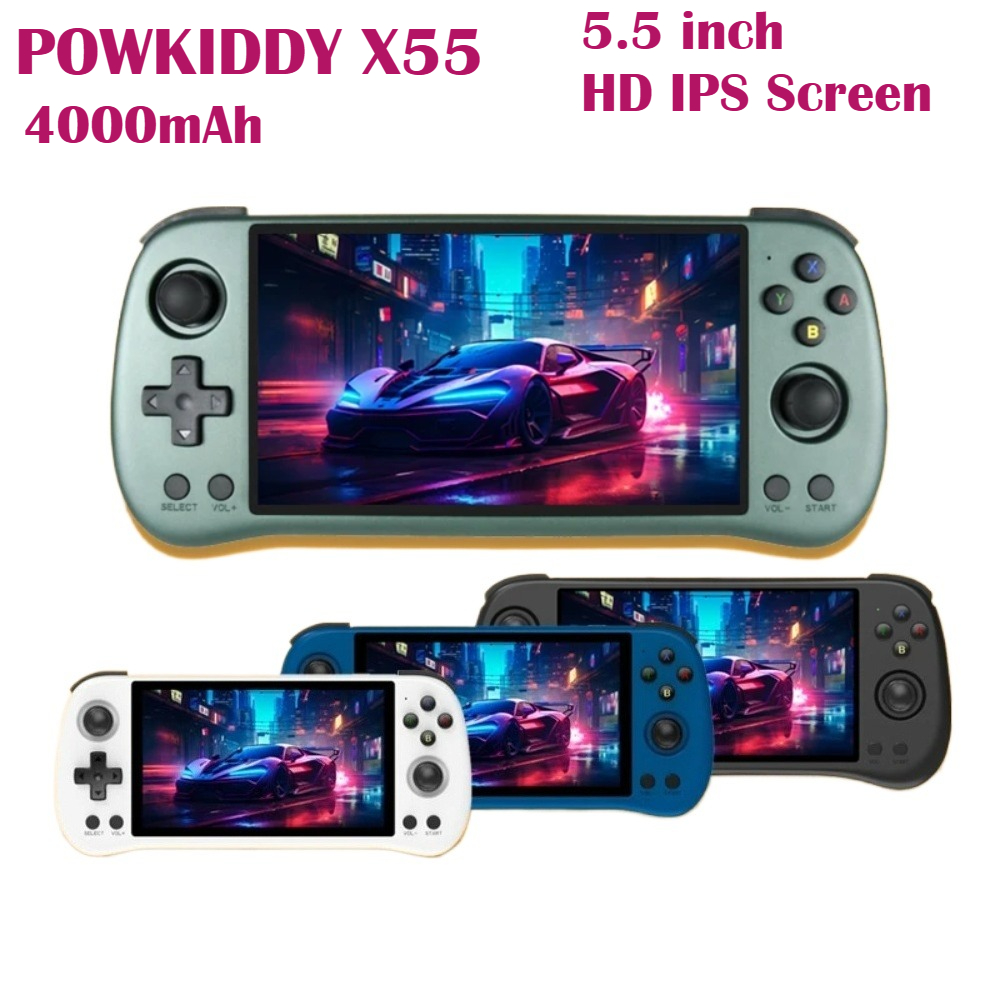 Gaming Console X55 - Powkiddy X55 Retro Handheld Game Console