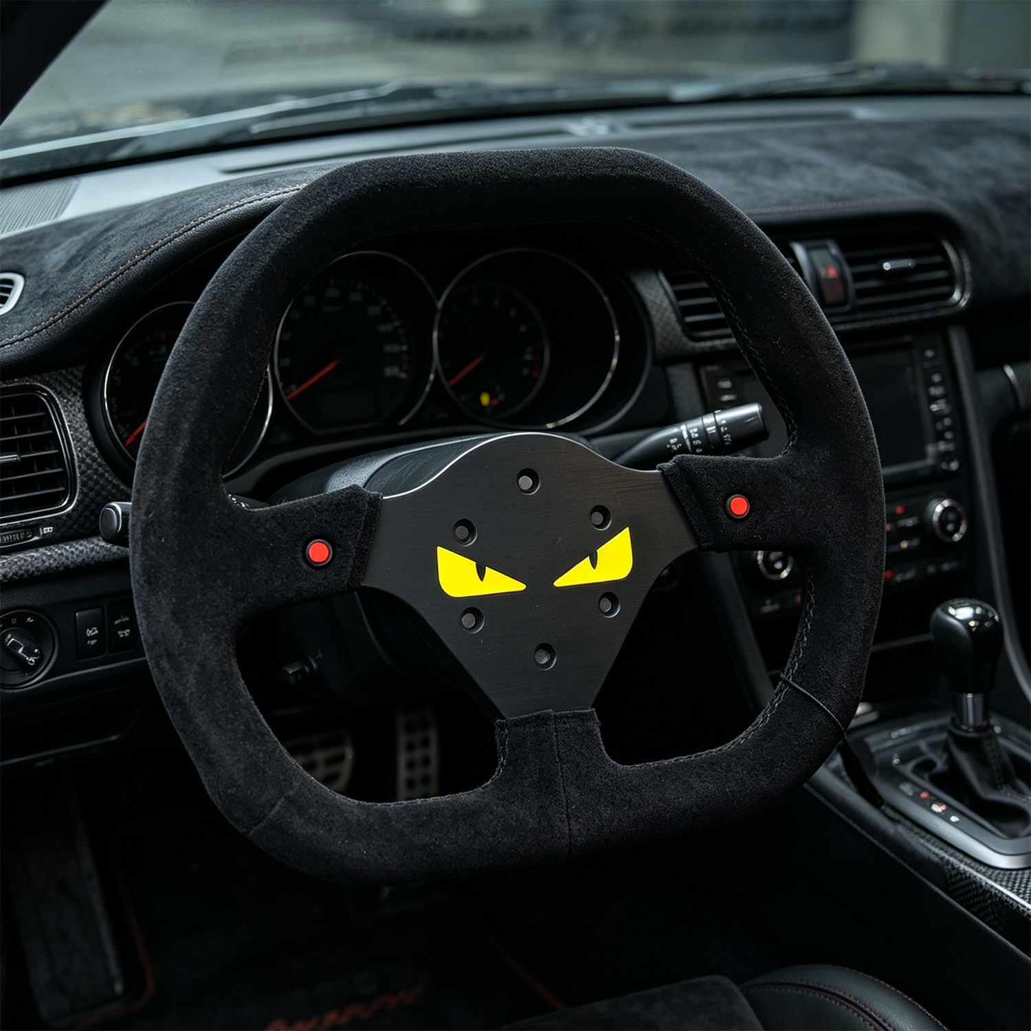 Steering Wheel Gaming - High-Quality Suede Gaming Simulator Racing Steering