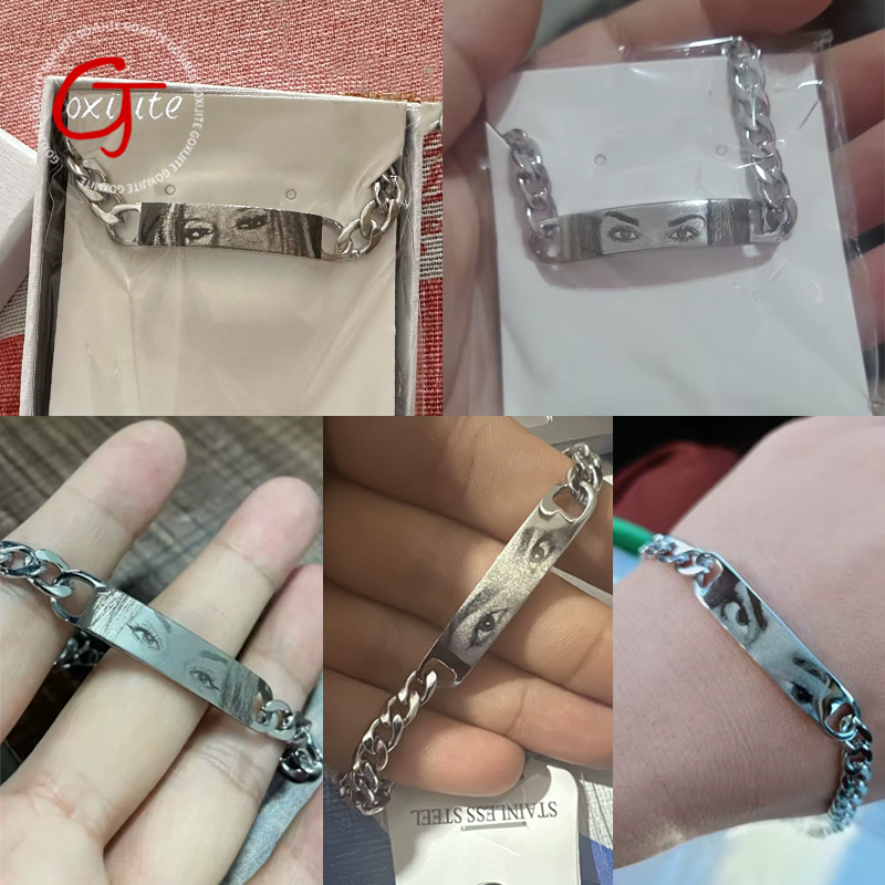 Gaming Console Zelda - Goxijite Personalized Eyes Photo Bracele For