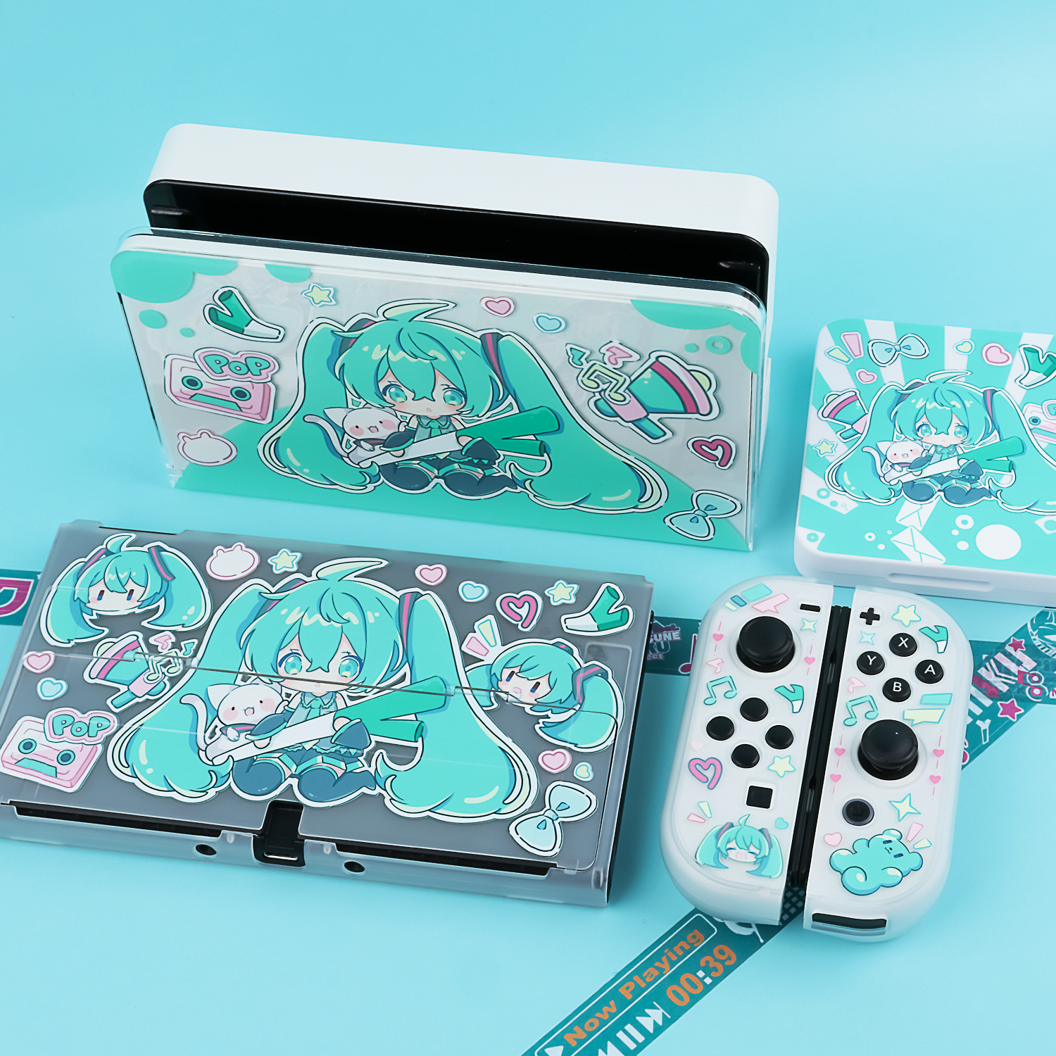 Gaming Console Kids - Switch 2 Oled Protective Case Hatsune