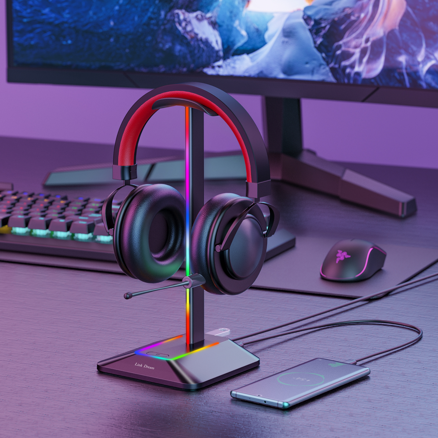 New Bee Z8 RGB Headphones Stan - Headset Gaming Console recension och pris