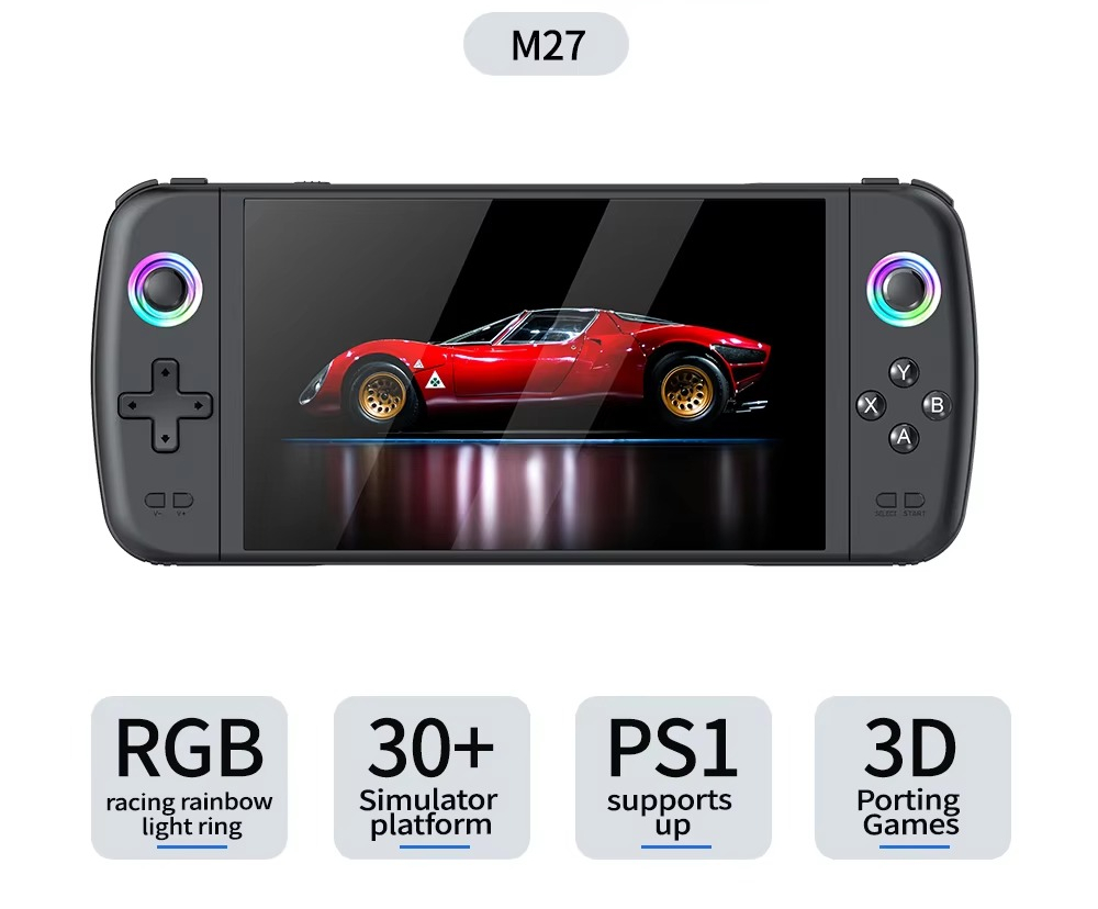 M27 7 Inch Handheld Game Conso - Gaming Console Kids recension och pris