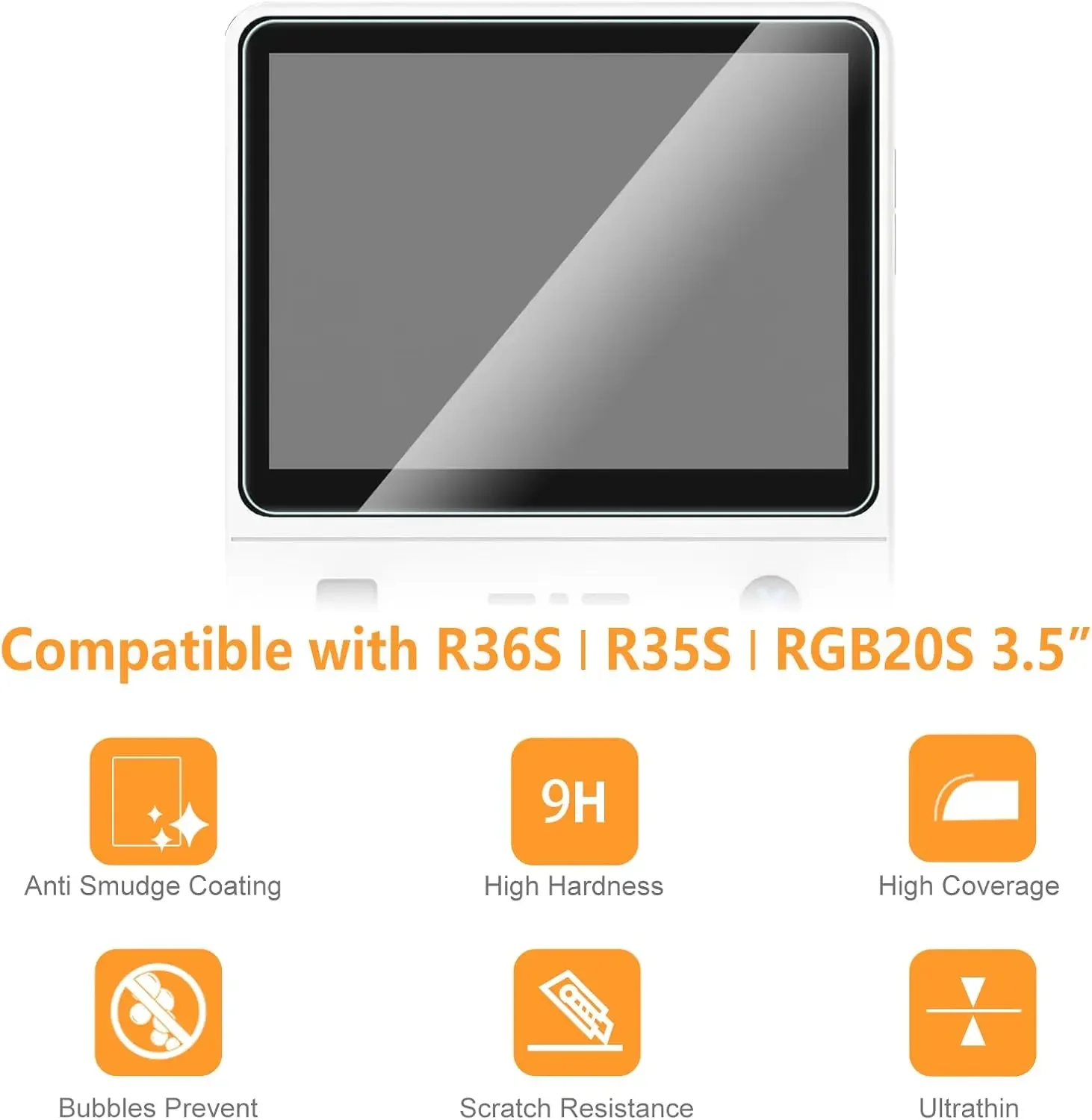 4 IN 1 Case+Glass for R36S Gam - Gaming Console R36S recension och pris