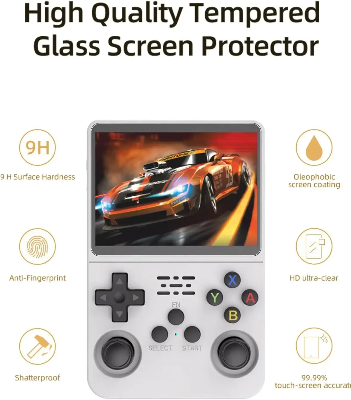4 IN 1 Case+Glass for R36S Gam - Gaming Console R36S recension och pris