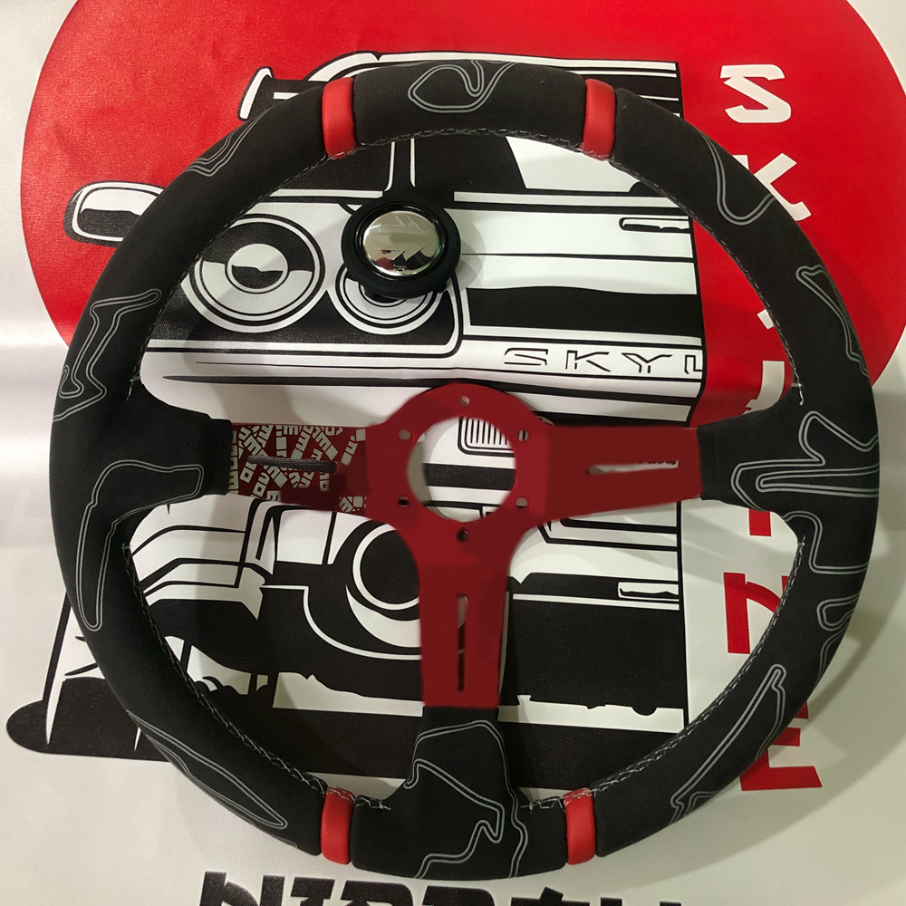 Racing 350MM JDM Ultra Suede L - Steering Wheel Gaming recension och pris