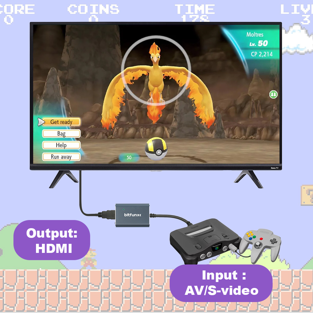 Bitfunx 720P Svideo / AV To HD - Gaming Console In Tv recension och pris