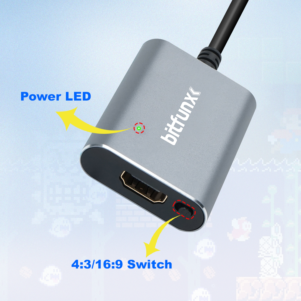 Bitfunx 720P Svideo / AV To HD - Gaming Console In Tv recension och pris