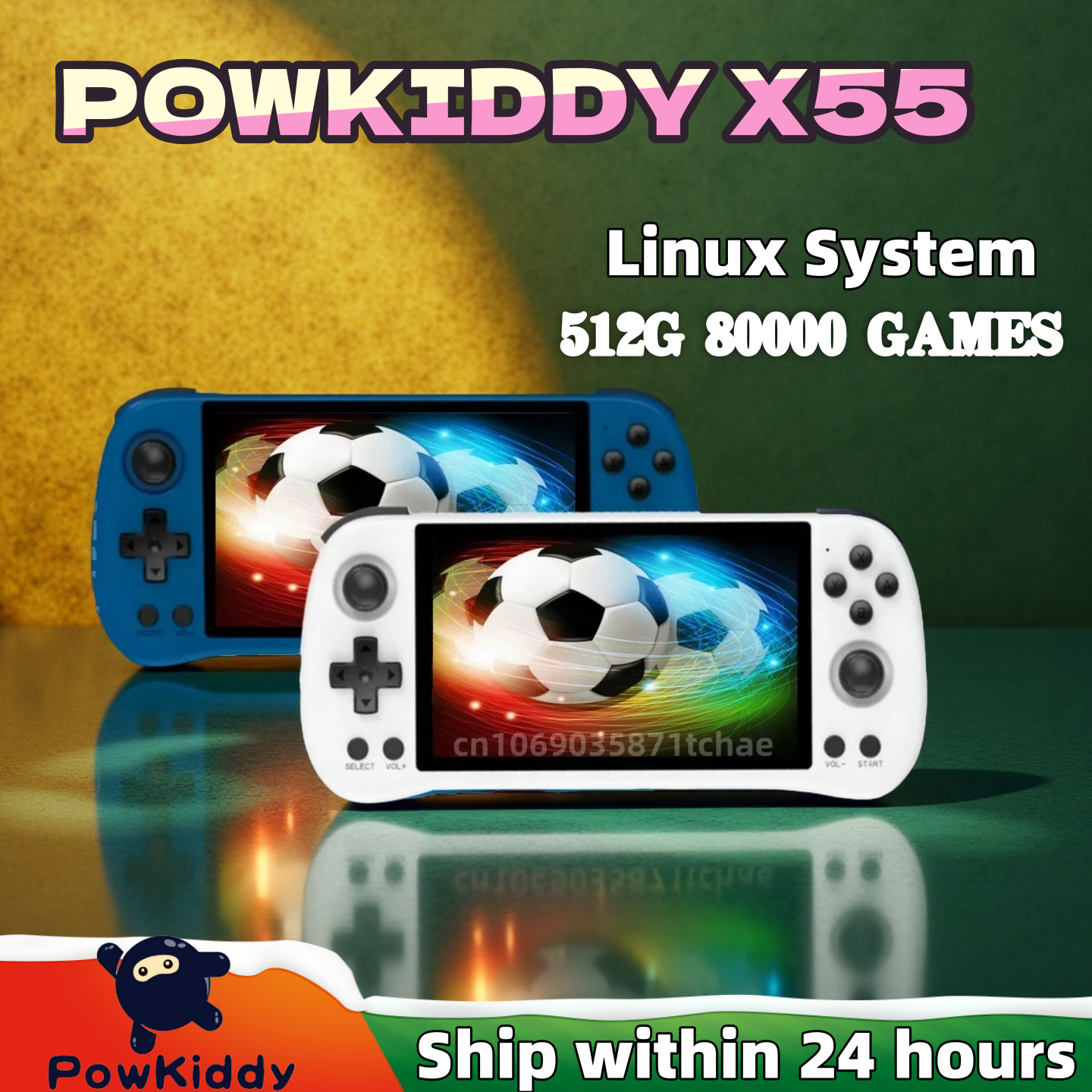 POWKIDDY X55 Handheld Game Con - Gaming Console X55 recension och pris