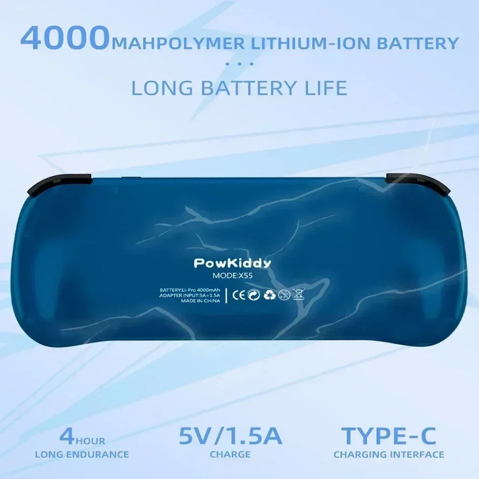 POWKIDDY X55 Handheld Game Con - Gaming Console X55 recension och pris