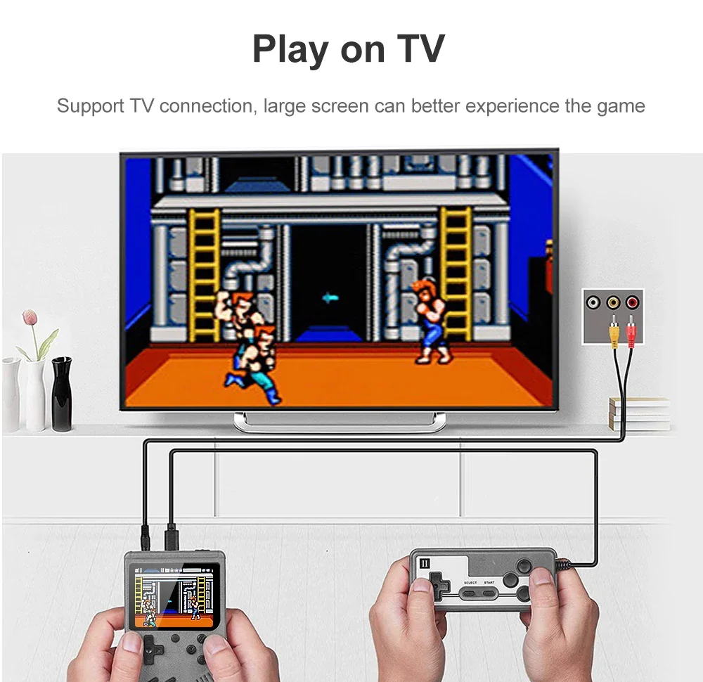 Built-in 500+ Classic Games 8- - Gaming Console Kids recension och pris