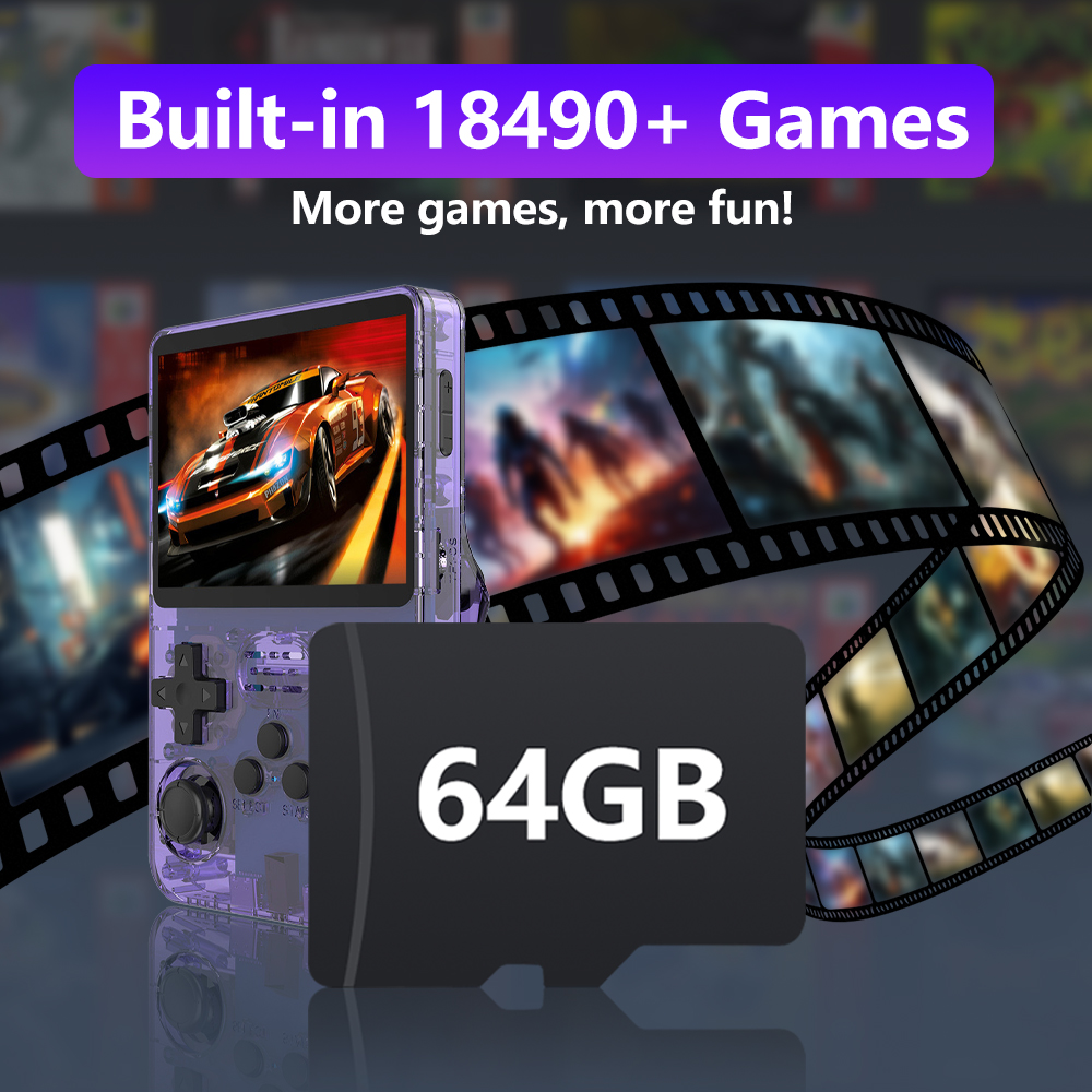64GB Game Card for R36S Game C - Gaming Console R36S recension och pris
