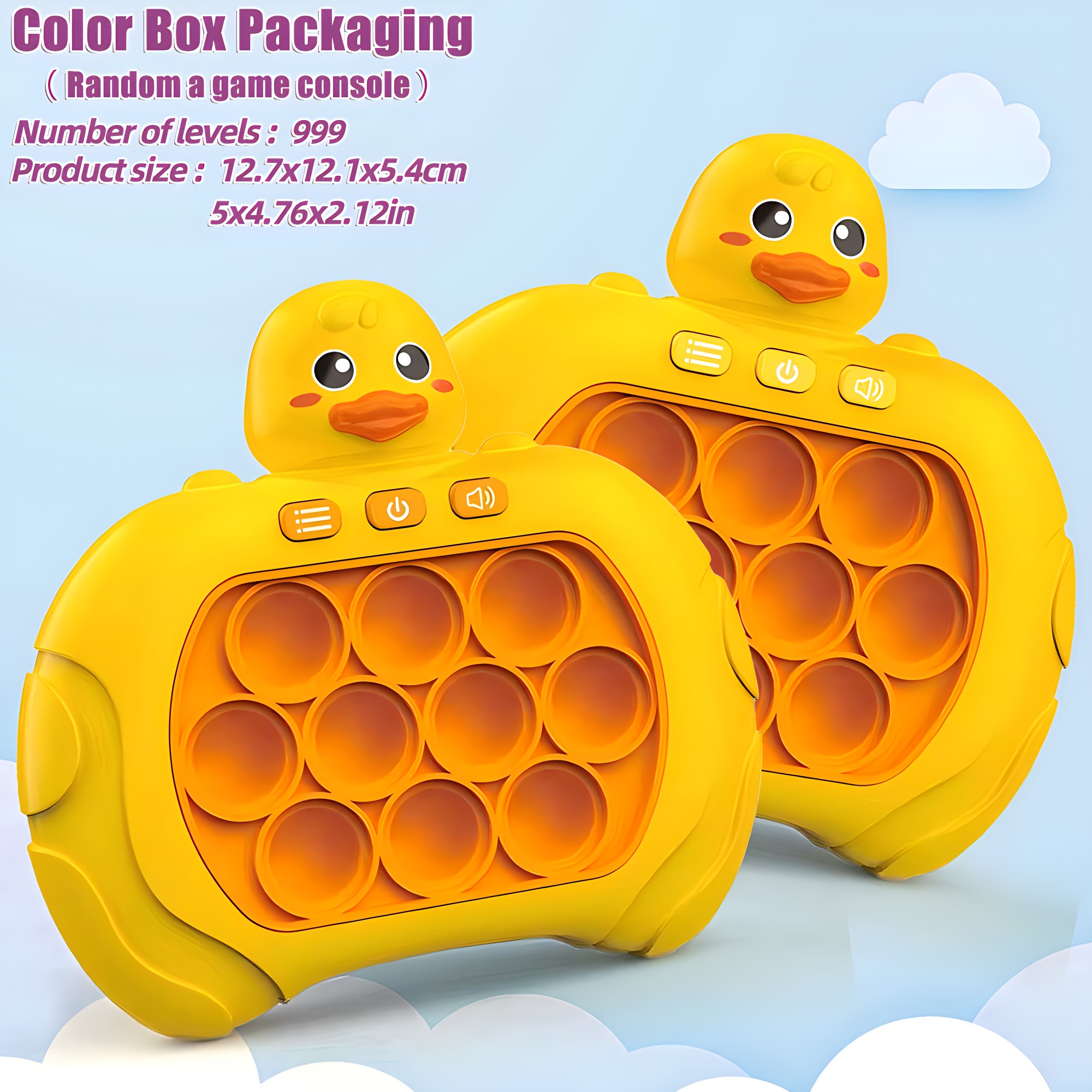 Upgraded Electronic Pop Push Q - Gaming Console Kids recension och pris