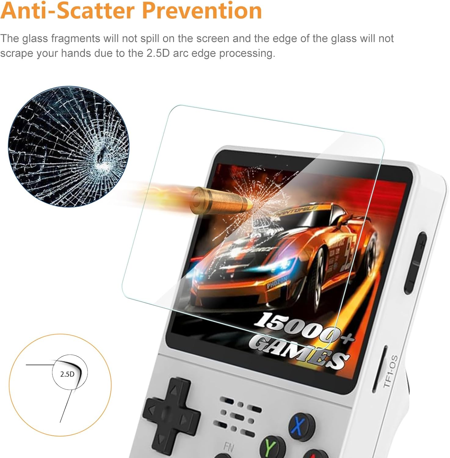 4 IN 1 Case+Glass for R36S Gam - Gaming Console R36S recension och pris