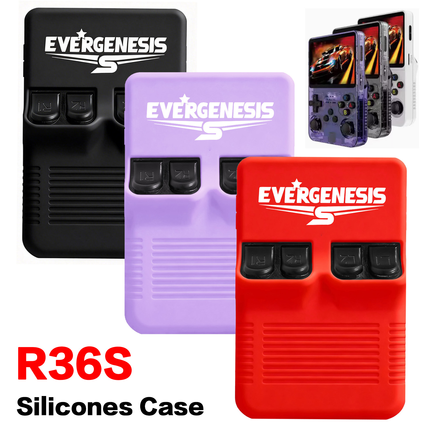 R36S Silicone Case Handheld Ga - Gaming Console R36S recension och pris