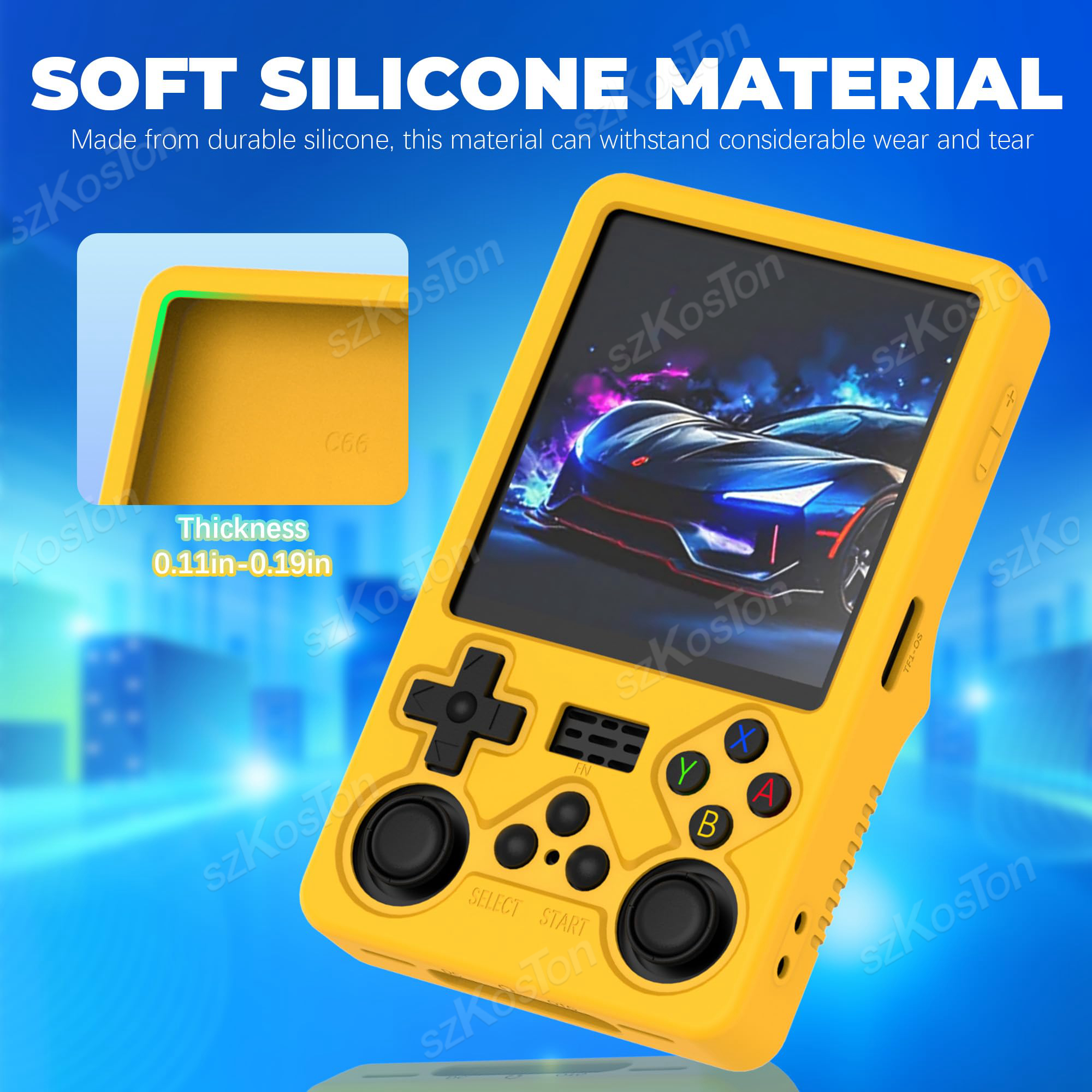 Silicone Protective Cover For  - Gaming Console R36S recension och pris