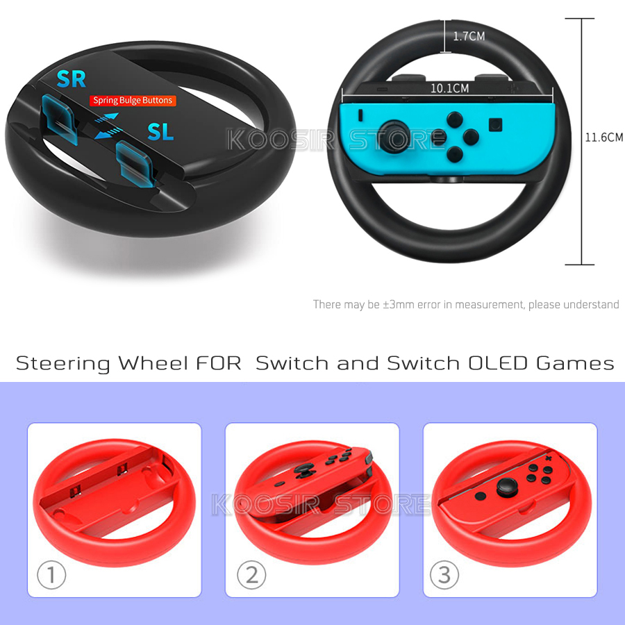 Nintend Switch Game Accessorie - Steering Wheel Gaming recension och pris