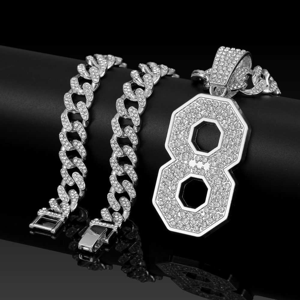 Men's Hip Hop Number 8 Pendant - Gaming Console Zelda recension och pris