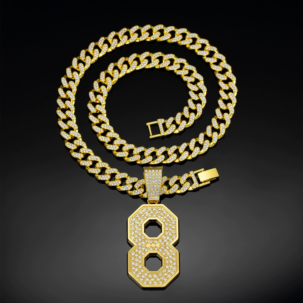 Men's Hip Hop Number 8 Pendant - Gaming Console Zelda recension och pris