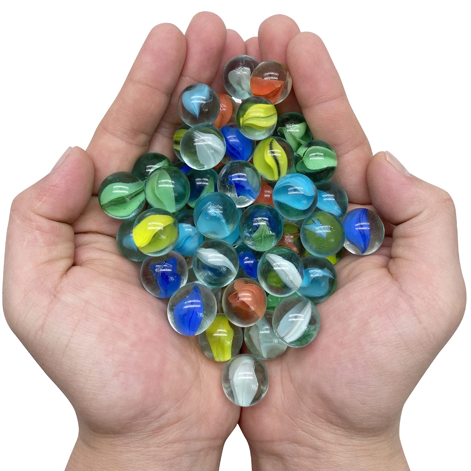 50/100/150pcs Glass Ball 14Mm  - Gaming Console Kids recension och pris