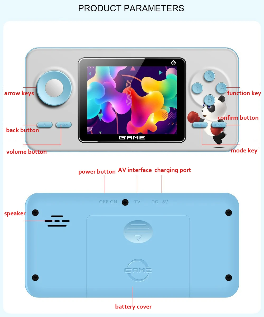 New S5 Mini Retro Video Gaming - Gaming Console Kids recension och pris