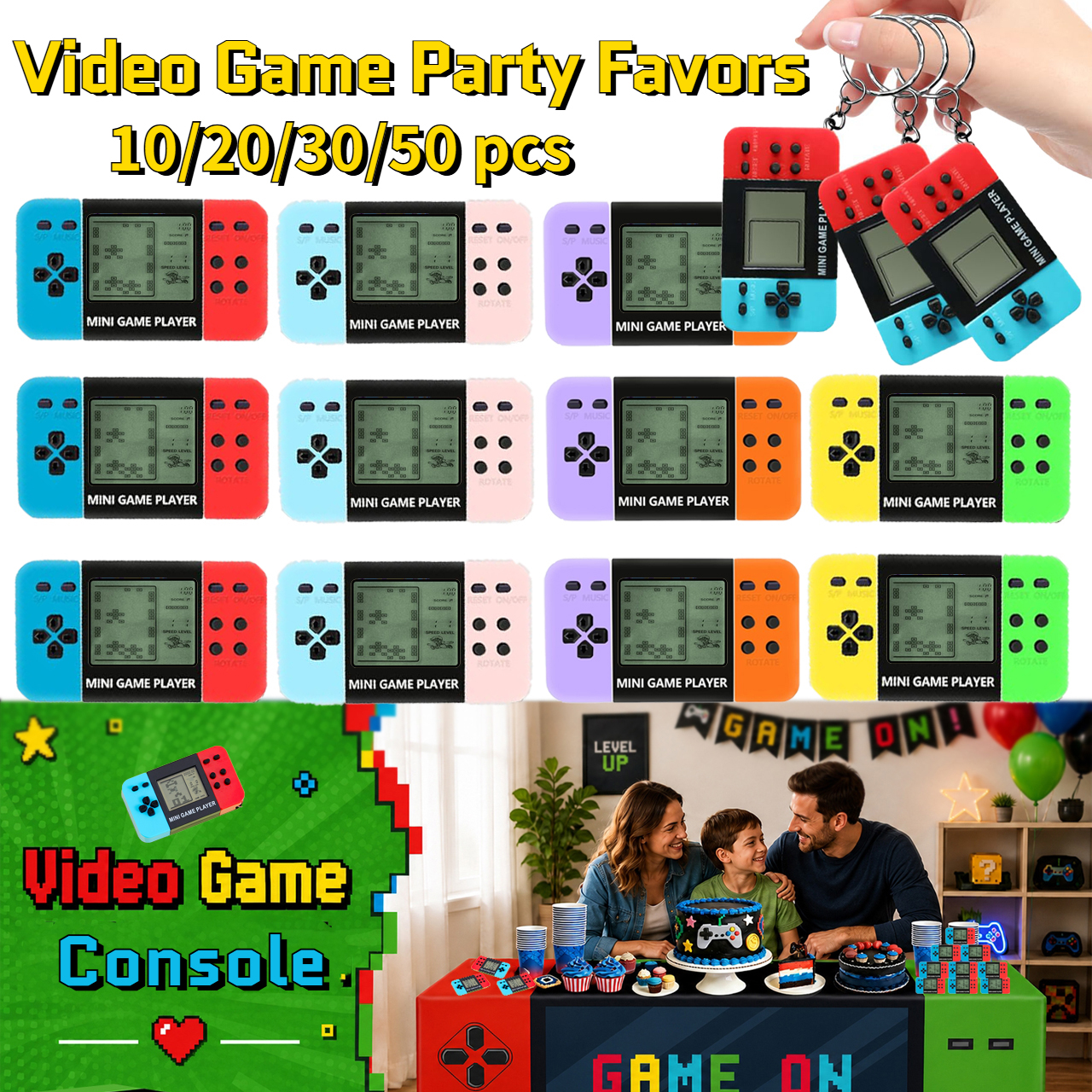 10-120pcs Kids Mini Handheld G - Gaming Console Handheld recension och pris